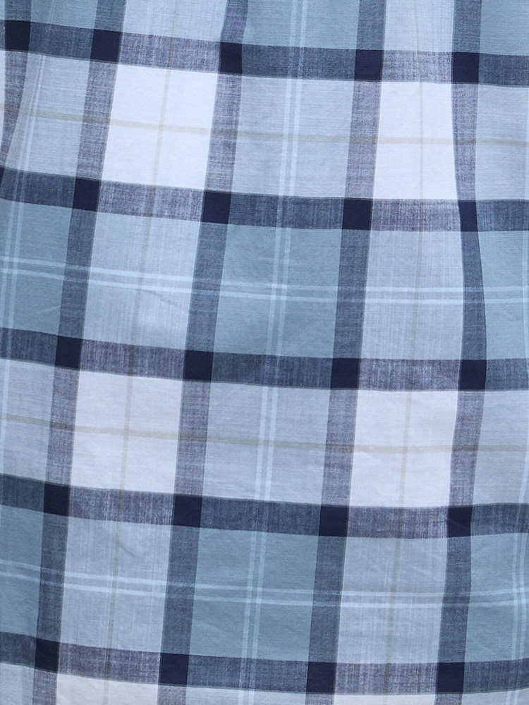 Barbour® Blue Gordon Summer Fit Shirt - Image 7 of 7 Barbour® Blue Gordon Summer Fit Shirt - Image 7 of 7