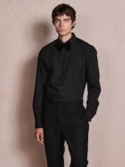 White/Black Formal Shirts 2 Pack With Velvet Bow Tie - Image 4 of 15