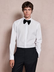 White/Black Formal Shirts 2 Pack With Velvet Bow Tie - Image 6 of 15