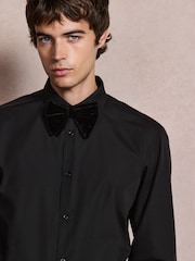 White/Black Formal Shirts 2 Pack With Velvet Bow Tie - Image 8 of 15