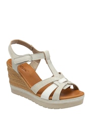 Lotus Natural Wedge Sandals - Image 1 of 4