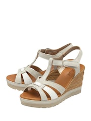 Lotus Natural Wedge Sandals - Image 2 of 4