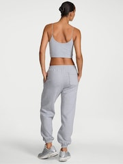 Victoria's Secret Medium Heather Grey Cuffed Fleece Joggers - Image 2 of 2