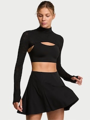 Victoria's Secret Black Lace Mock Neck Shrug - Image 2 of 3