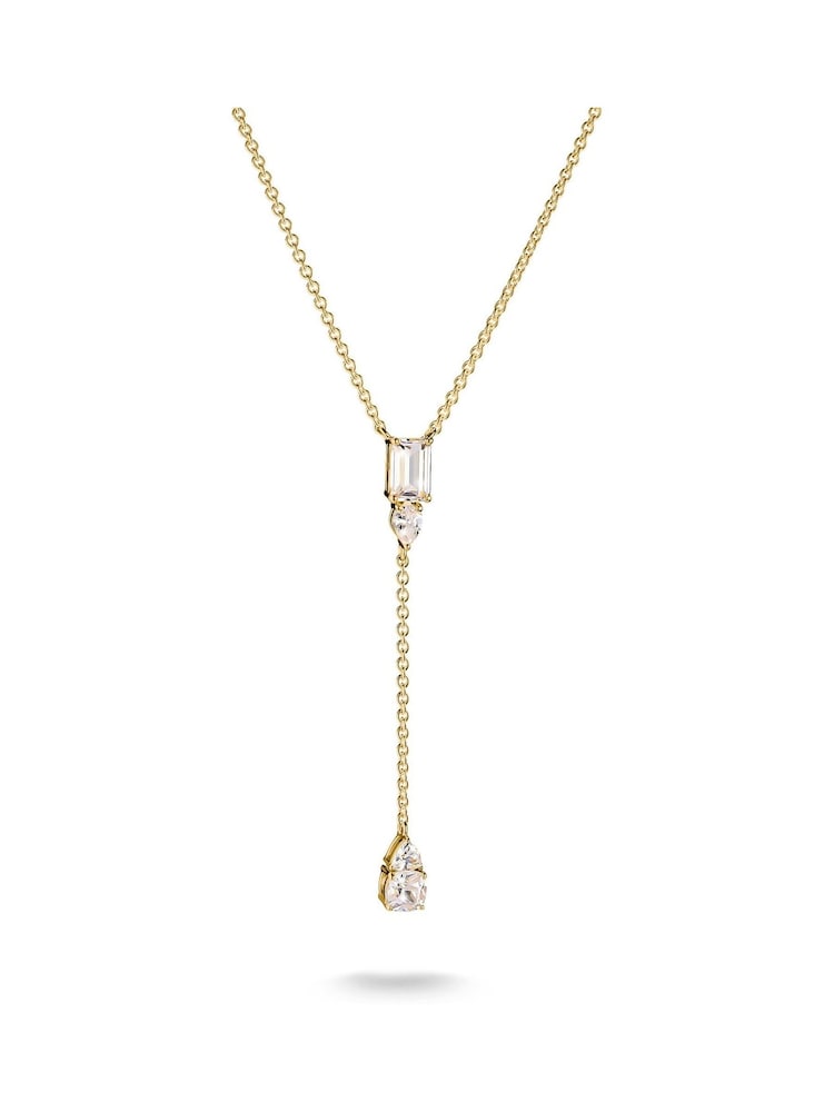 Thomas Sabo Gold Tone Bold Elegance Y-Chain With Zirconia - Image 1 of 2 Thomas Sabo Gold Tone Bold Elegance Y-Chain With Zirconia - Image 1 of 2