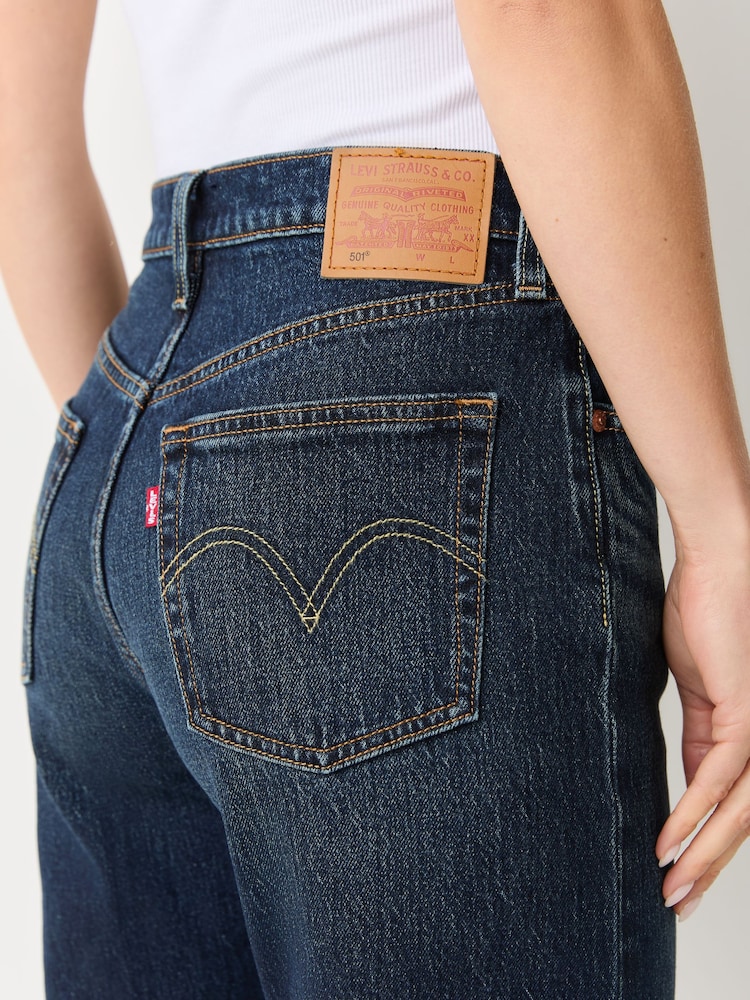 Levi's® Blue 501® Original Cropped Jeans - Image 4 of 4