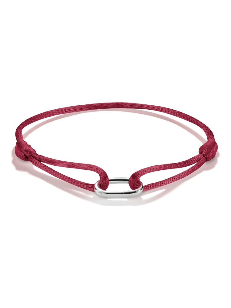 Thomas Sabo Red Charm Connect Textile Bracelet - Image 1 of 2
