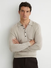 Stone Mouline - Reiss Greyson Polo Shirt - Obraz 1 z 5