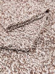 Reiss White/Camel Norwood Cotton-Blend Marled Relaxed Jumper - Image 6 of 6