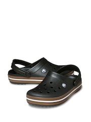 Crocs Black Crocband Gum Clogs - Image 4 of 6