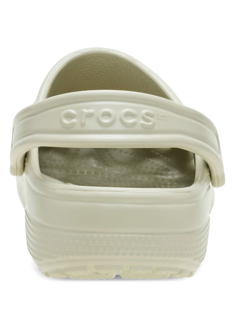 Crocs Cream Adult Classic Clogs - Image 6 of 6