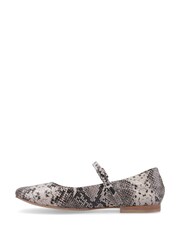 Hush Puppies Animal Pasha Leather Ballerina Shoes - Image 2 of 5