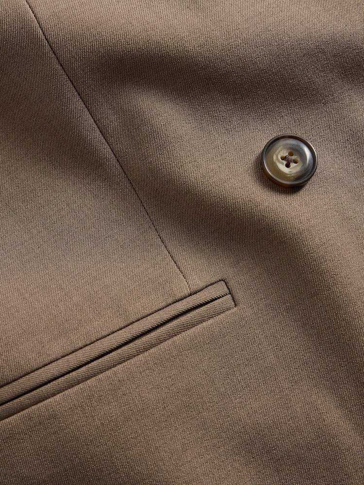 The Set Formal Blazer Cinder Brown - Image 10 of 10 The Set Formal Blazer Cinder Brown - Image 10 of 10