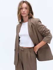 The Set Formal Blazer Cinder Brown - Image 6 of 10