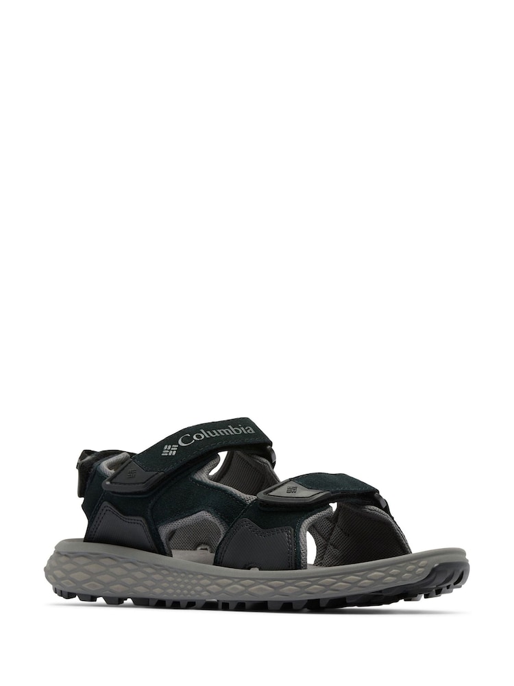 Columbia Black Konos Hiker 3-Strap Sandals - Image 1 of 5