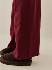 Black/Berry Long Sleeve and Wide Leg Top & Joggers Set 2 Pack (3-16yrs) - Image 6 of 6