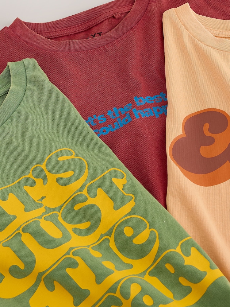 Multi Oversized Graphic T-Shirts 3 Pack (3-16yrs) - Image 7 of 7 Multi Oversized Graphic T-Shirts 3 Pack (3-16yrs) - Image 7 of 7