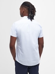 Barbour® Blue Striped Oxtown Short Sleeve Tailored Shirt - Image 3 of 7
