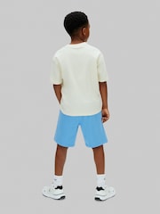 Calvin Klein Blue Denim Cargo Shorts - Image 2 of 4