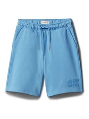 Calvin Klein Blue Denim Cargo Shorts - Image 4 of 4