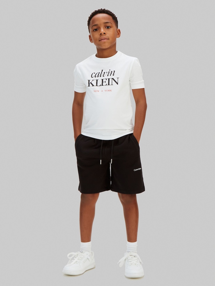 Calvin Klein Black Denim Cargo Shorts - Image 2 of 4 Calvin Klein Black Denim Cargo Shorts - Image 2 of 4