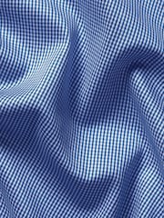 Charles Tyrwhitt Blue Slim Fit Non-Iron Puppytooth Shirt - Image 5 of 6