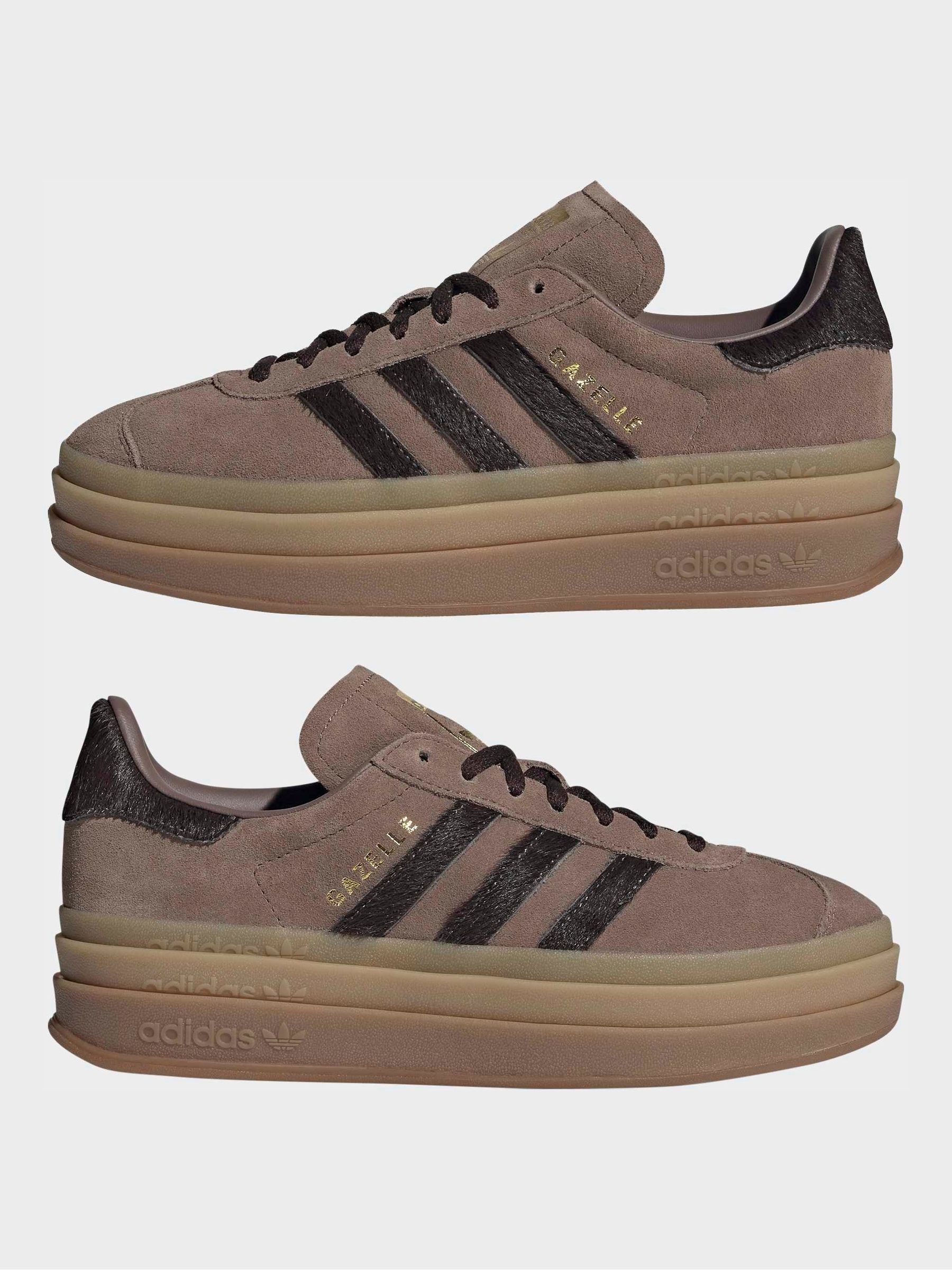 gazelle ブラウン adidas GAZELLE BOLD SNEAKERS - Brown | Free Shipping with adiClub 靴