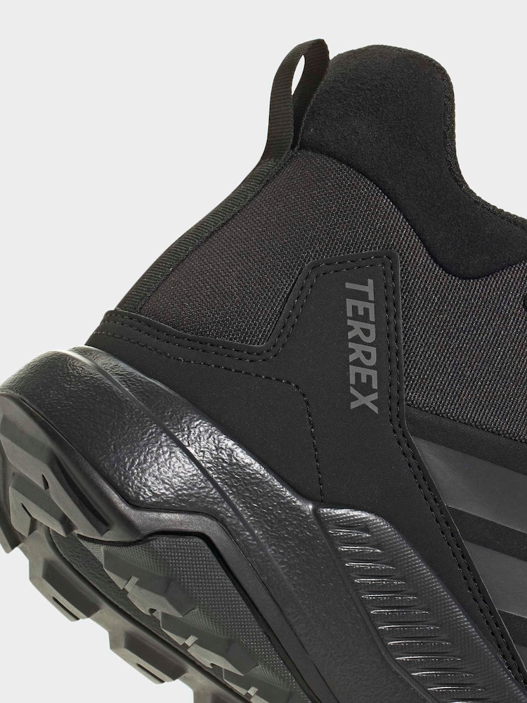 adidas Terrex Black Anylander Leather Mid Climaproof Hiking Shoes - Image 10 of 10