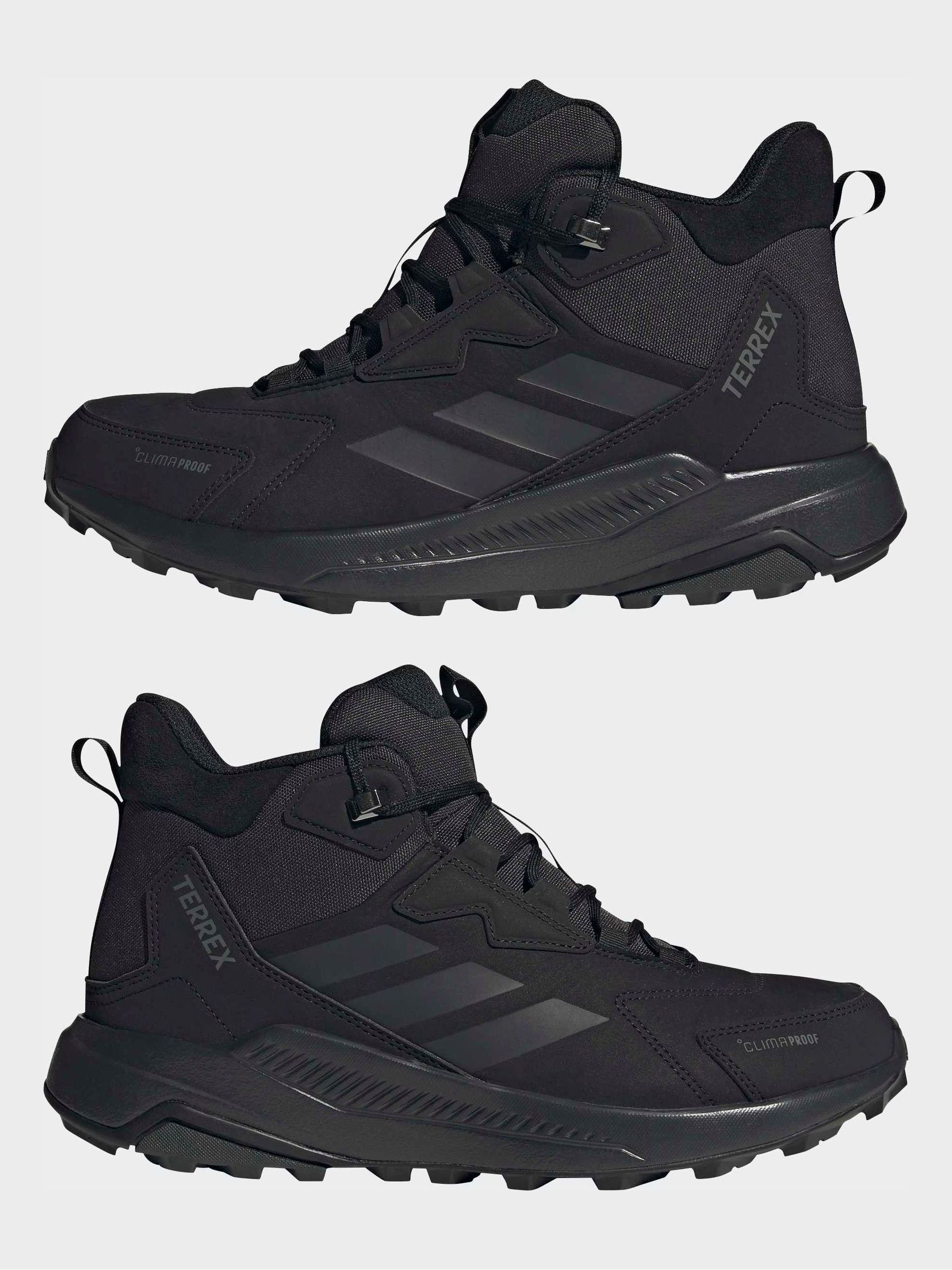 Buy adidas Terrex Black Anylander Leather Mid Climaproof Hiking