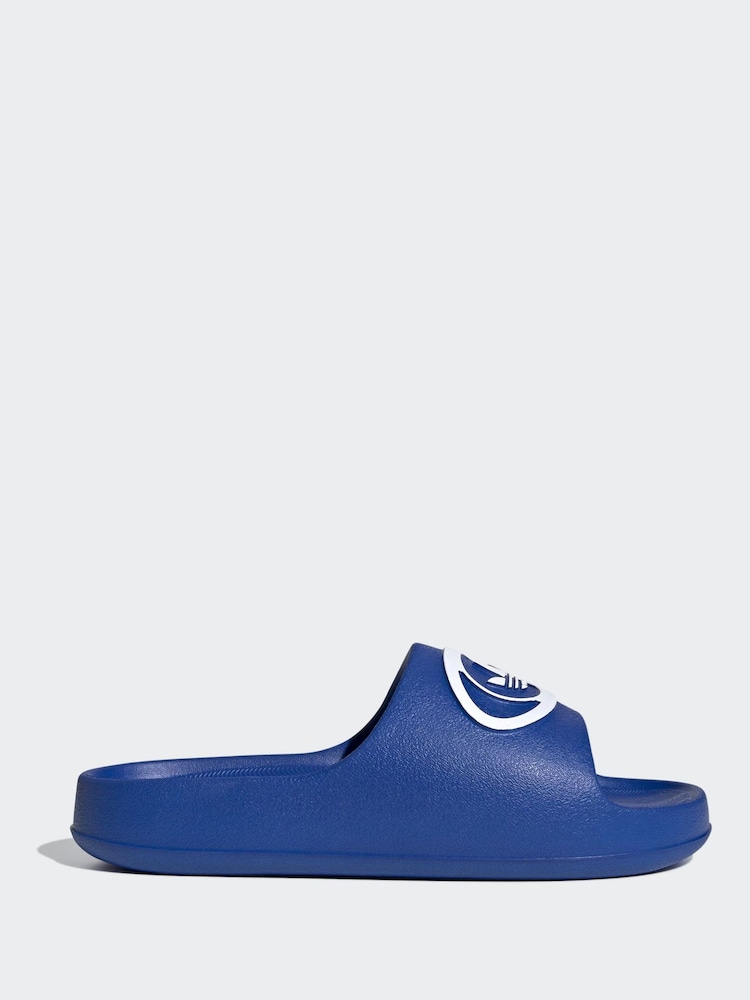 adidas Originals Blue Adilette Sandals - Image 1 of 10