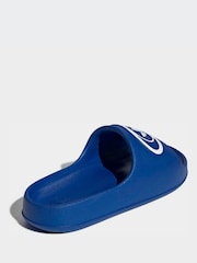 adidas Originals Blue Adilette Sandals - Image 5 of 10