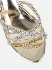 Simmi London Gold Lana Diamante Mules - Image 4 of 4