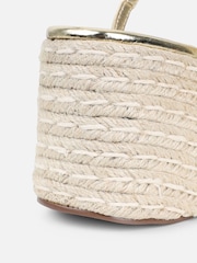 ذهبي - حذاء بكعب عريض Belise من Simmi London - صورة 4 من 4