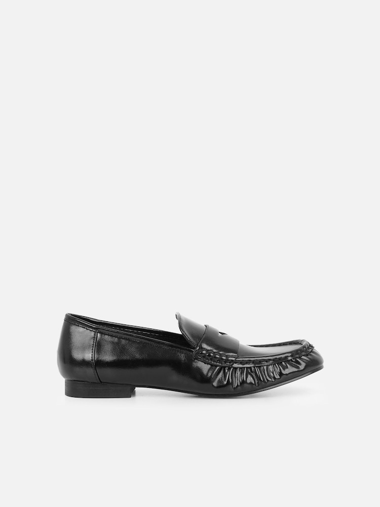 Simmi London Black Colette Penny Loafers - Image 2 of 4