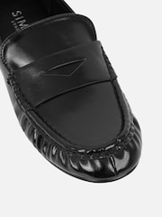 Simmi London Black Colette Penny Loafers - Image 3 of 4