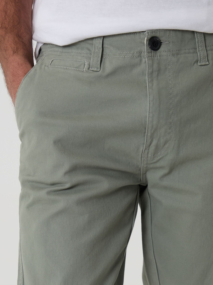 Threadbare Sage Cotton Chino Trousers With Stretch - Image 4 of 4