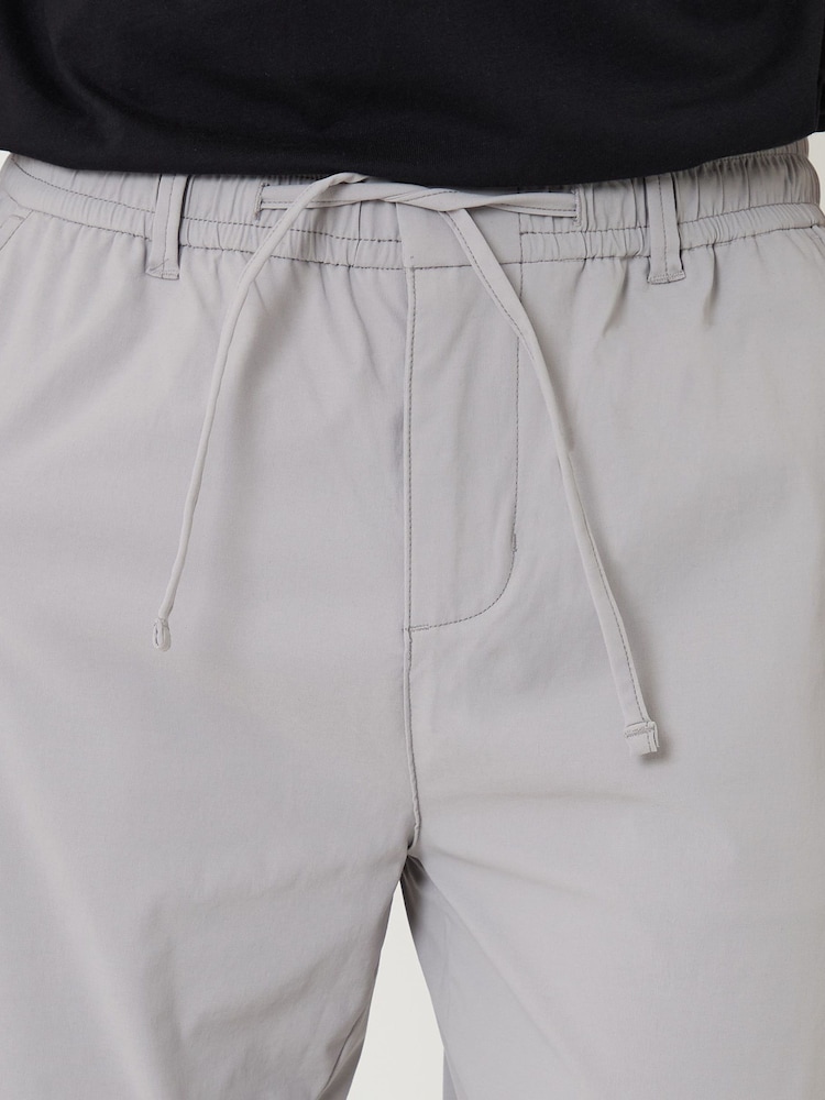 Threadbare Grey Slim Fit Stretch Trousers - Image 4 of 4