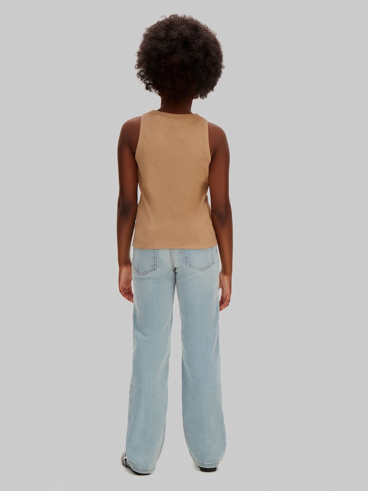 Calvin Klein Barrel Denim Jeans - Imaginea 2 din 4