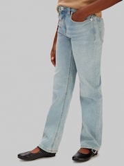 Calvin Klein Barrel Denim Jeans - Imaginea 3 din 4