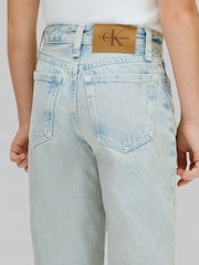 أزرق - Calvin Klein Barrel Jeans - دنيم - صورة 3 من 5