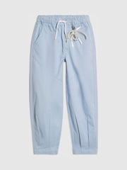 River Island Blue Barrel Fit Keychain Cargo Trousers - Image 1 of 4