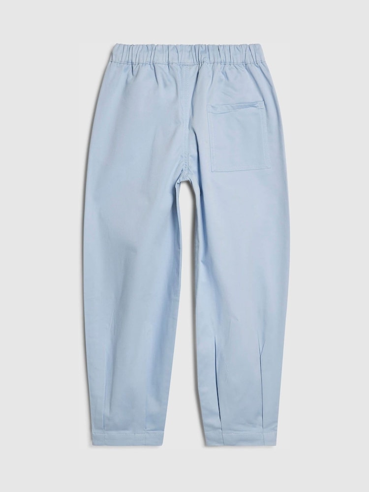River Island Blue Barrel Fit Keychain Cargo Trousers - Image 2 of 4 River Island Blue Barrel Fit Keychain Cargo Trousers - Image 2 of 4