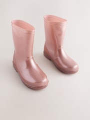 Rosegold Metallic Wellies - Image 1 of 5