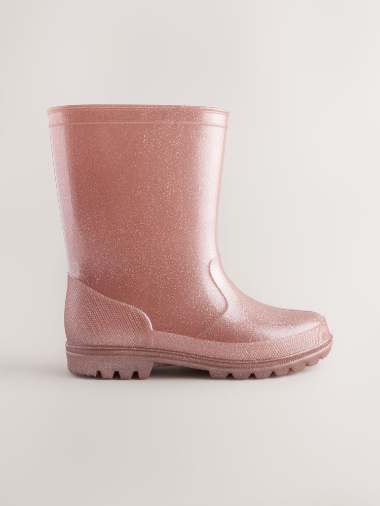 Rosegold Metallic Wellies - Image 2 of 5 Rosegold Metallic Wellies - Image 2 of 5