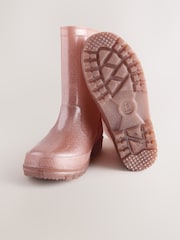 Rosegold Metallic Wellies - Image 3 of 5