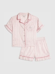 River Island Hotfix Satin Pyjamas - صورة 1 من 4