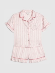 River Island Hotfix Satin Pyjamas - صورة 3 من 4