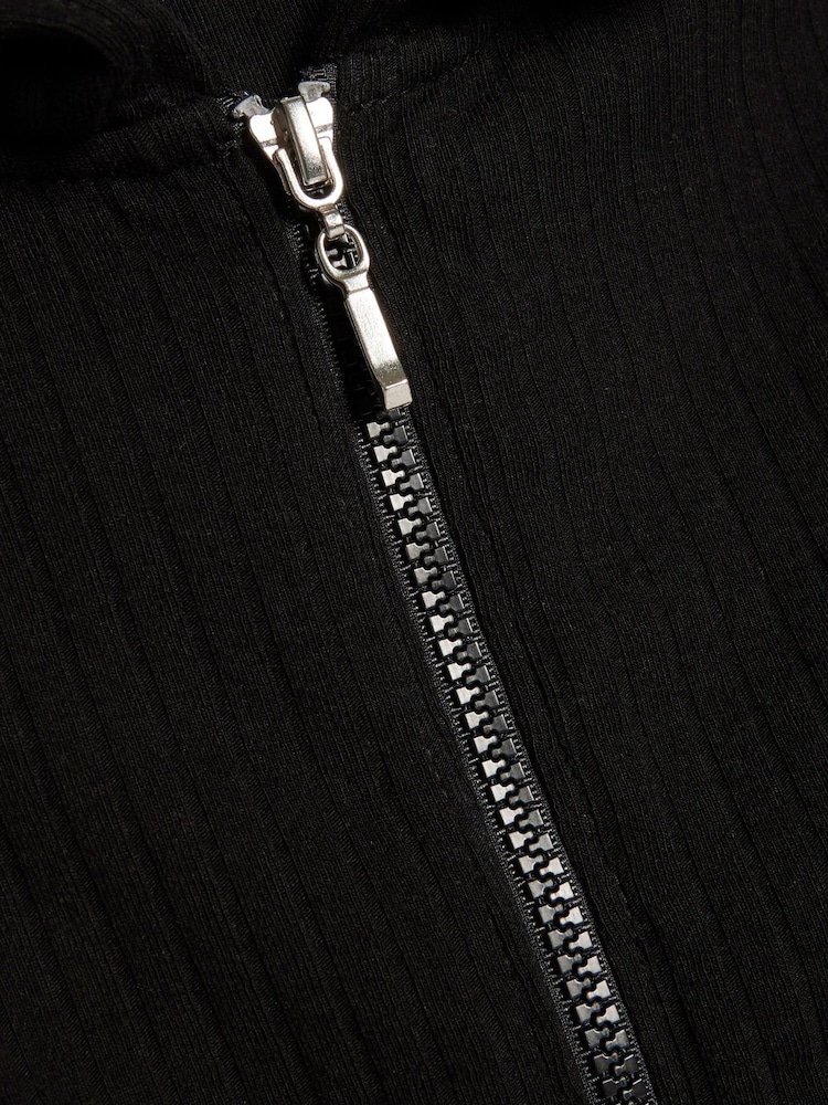 River Island Black Bow Tank Hoodie & Kickflare Set 3 Piece - Image 4 of 4