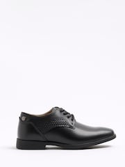 River Island Black Faux Leather Formal Lace up Shoes - Image 1 of 5