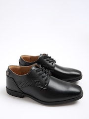 River Island Black Faux Leather Formal Lace up Shoes - Image 3 of 5